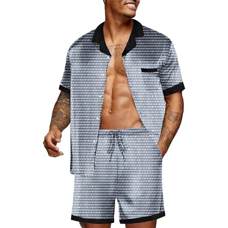Men Satin Silk Pajamas