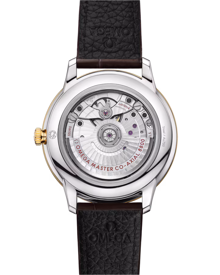 Omega De Ville Prestige 40 mm Silver Dial Stainless Steel and 18k Yellow Gold Strap 434.23.40.20.02.002