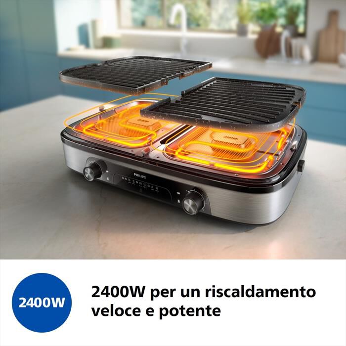 PHILIPS - SERIE 5000 HD6222/90-Alluminio