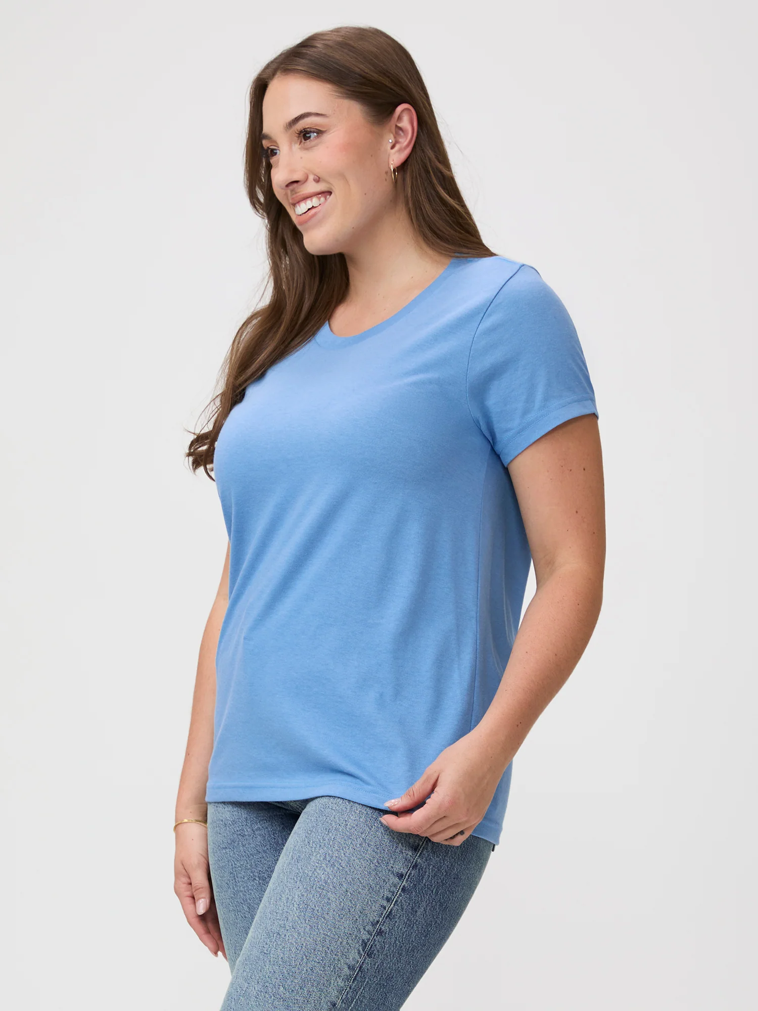 Denim Everyday Crew Neck Tee