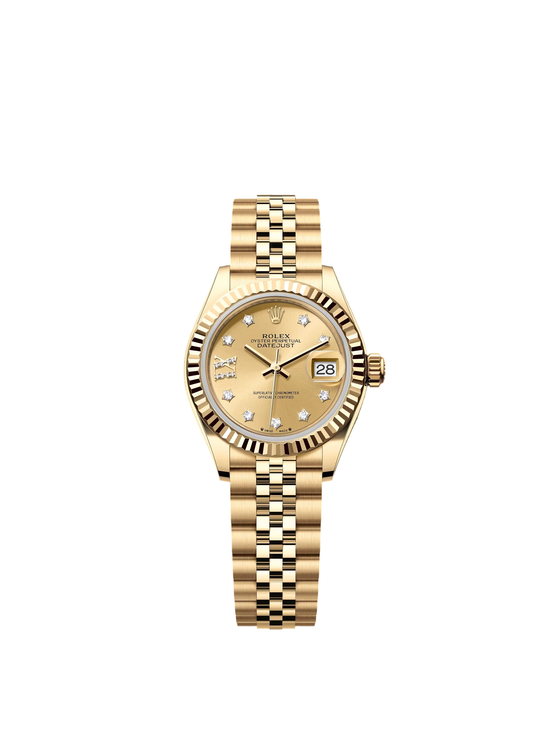 RLX Lady-Datejust 31mm 279178  Champagne Diamond Dial