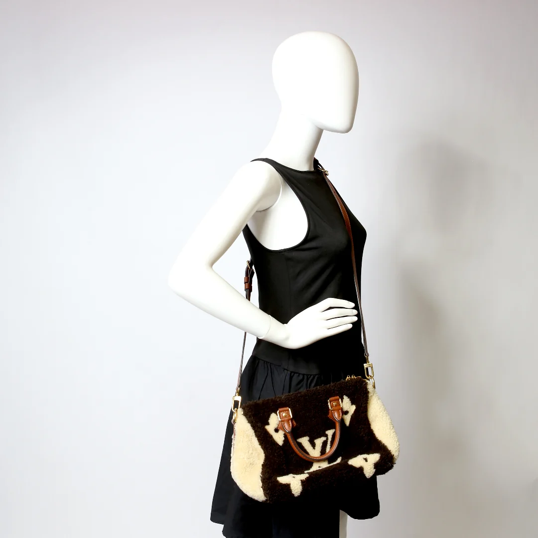 Speedy 25 Bandouliere Teddy Shearling
