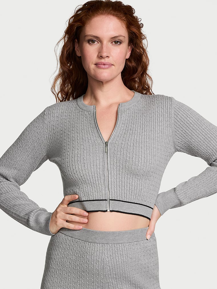 Victoria's Secret Luxe Cable-Knit Cardigan