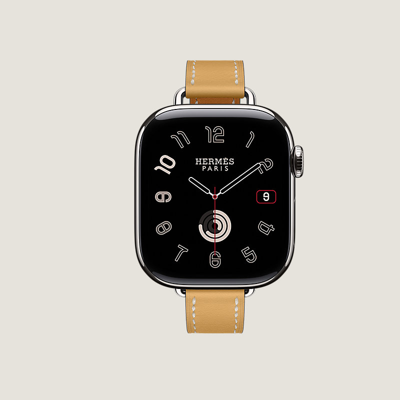Series 11 case & Band Apple Watch Hermès Single Tour 42 mm Attelage