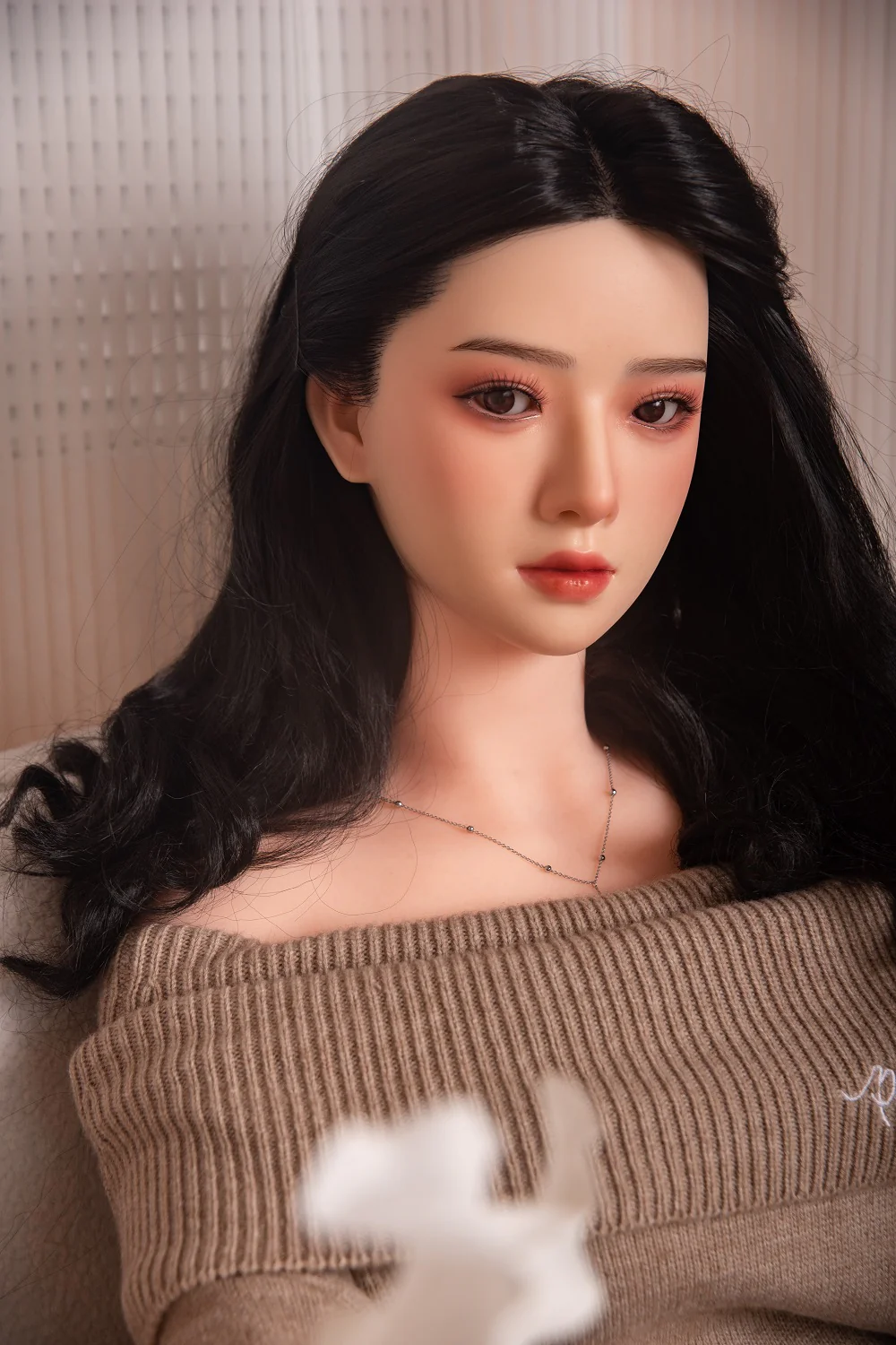 US Stock - RIDMII Muncey 5ft34/ 163cm Unique Design Asian Silicone Head TPE Body Sex Doll Free Extra Head