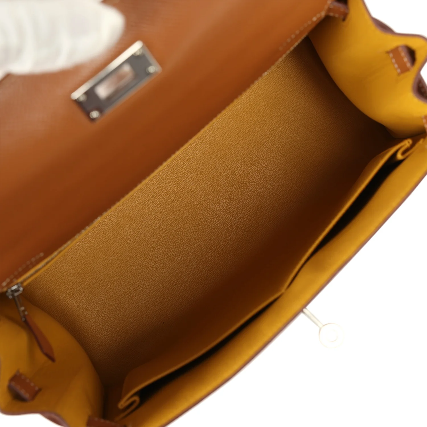 Hermes Kelly Sellier 28 Gold Verso Epsom Palladium Hardware