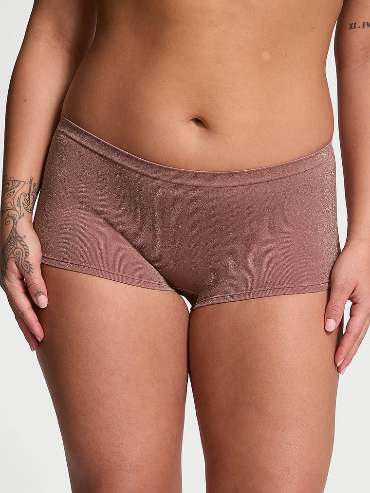 Seamless Seamless Boyshort Panty Lurex