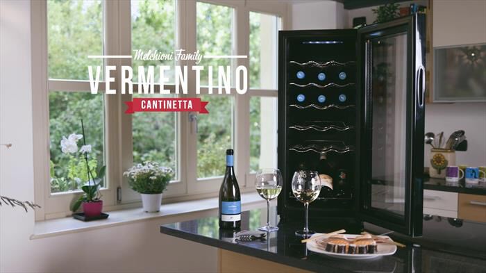 MELCHIONI FAMILY - Cantinetta VERMENTINO 18 C Classe G 18 bottiglie-nero