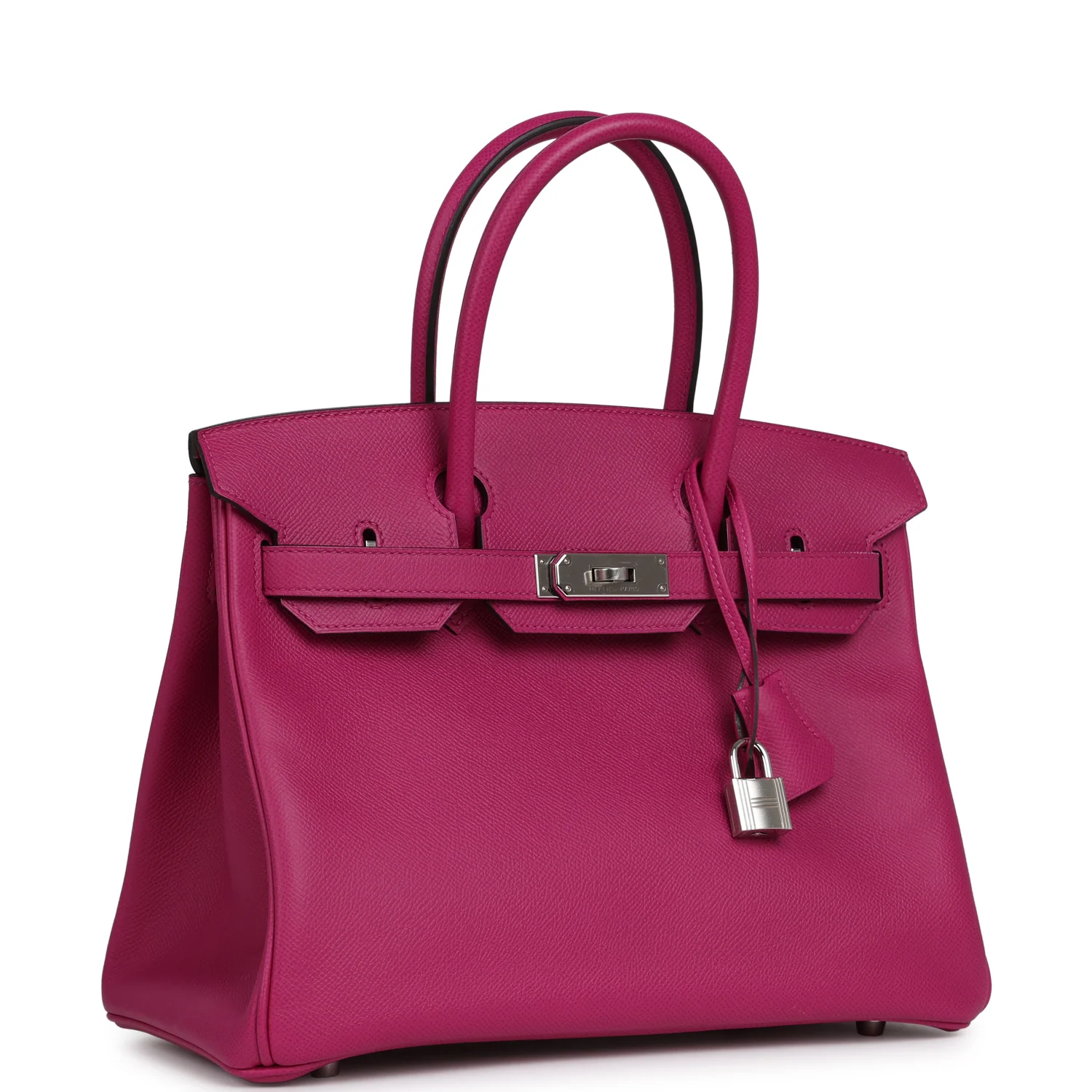 HERMÈS Birkin 30 Rose Poupre Epsom Palladium Hardware