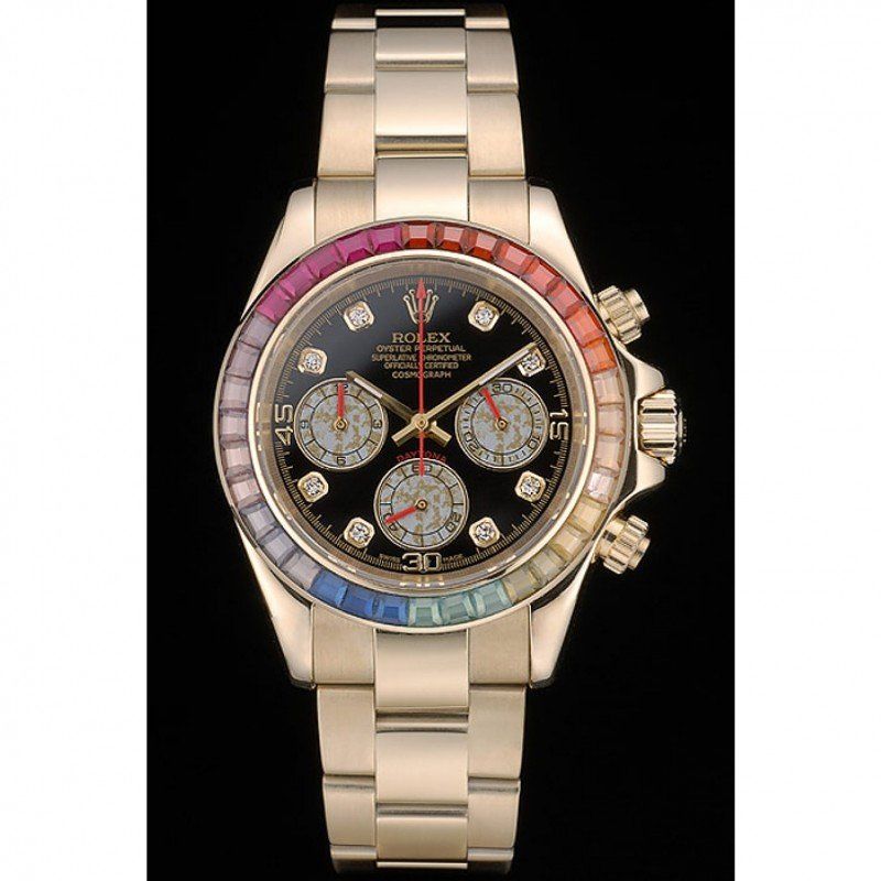 Replica Rolex Daytona 39mm Black Dial 80251