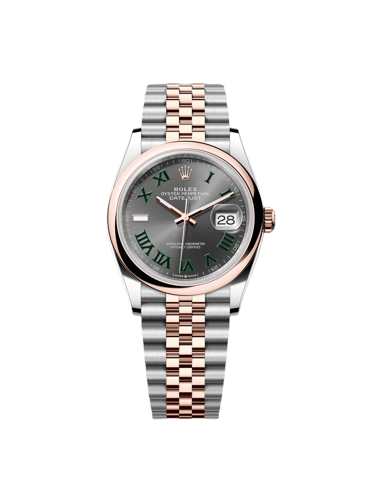 RLX  Datejust 36mm 126201 Slate Dial Jubilee Bracelet Watch