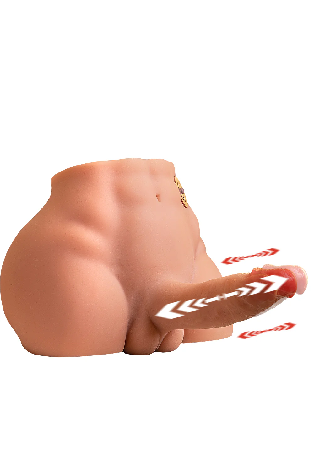 US Stock - SQ-MA30021 Best TPE Male Ass Torso Sex Doll With Auto-thrusting Dildo