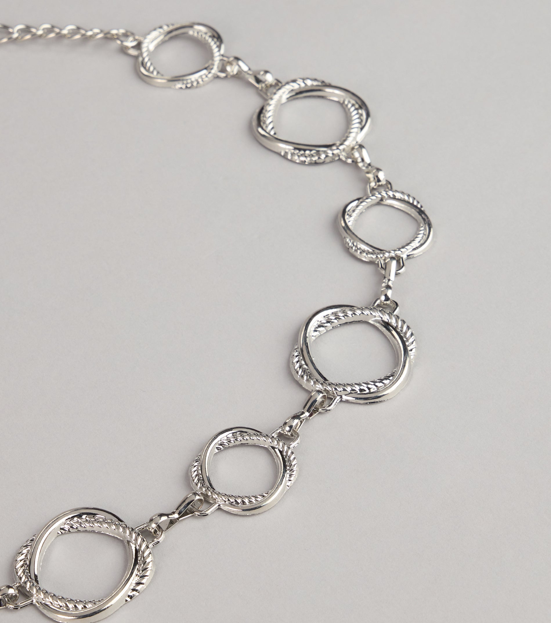 Linked Up Chic Circle Chain Belt