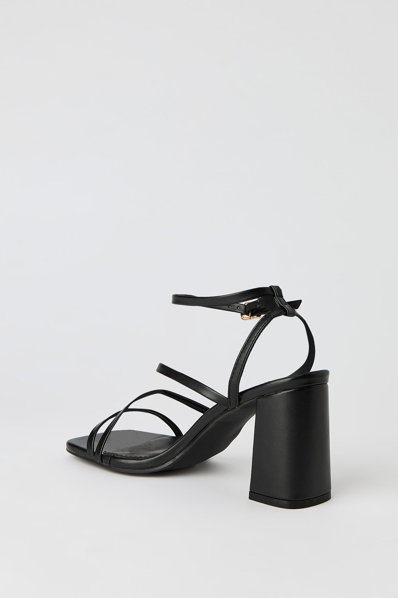Strappy Ankle Strap Heeled Sandal