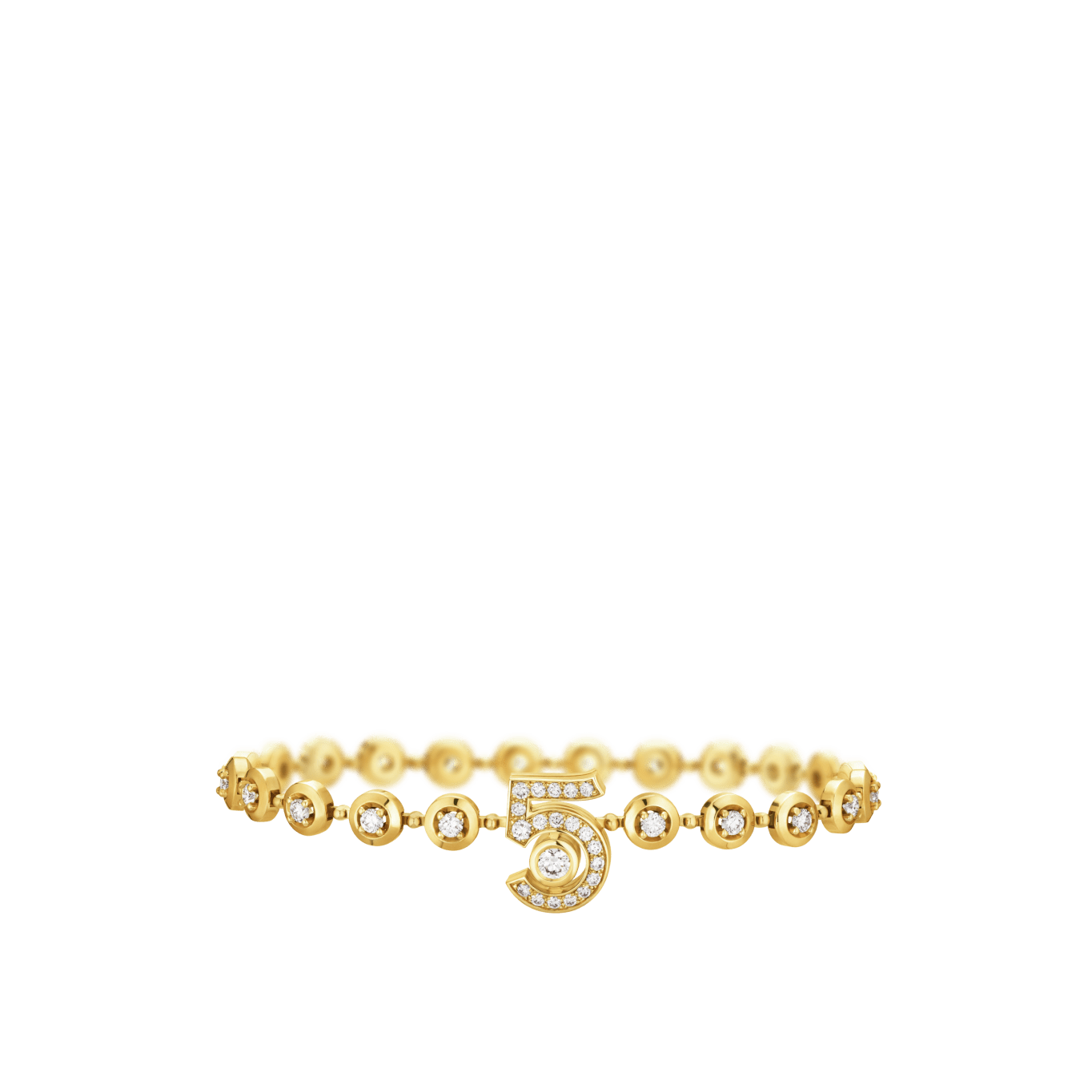 Eternal N°5 diamond line bracelet
