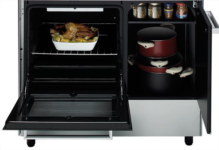 GLEM GAS - Cucina a gas AR965MI6 Classe A-INOX
