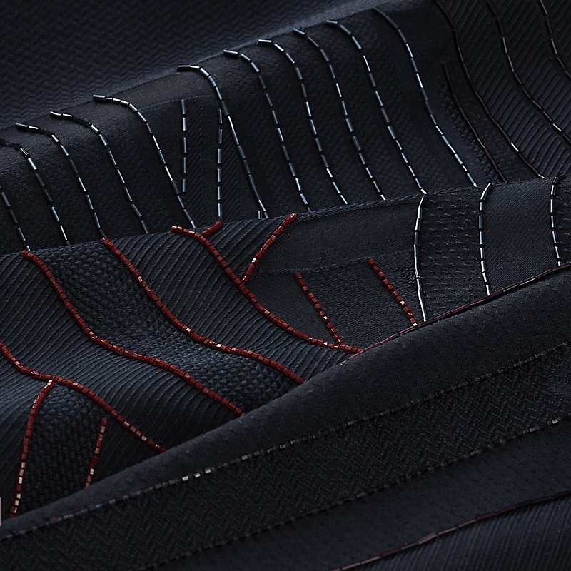 Les Sangles embroidered scarf 90