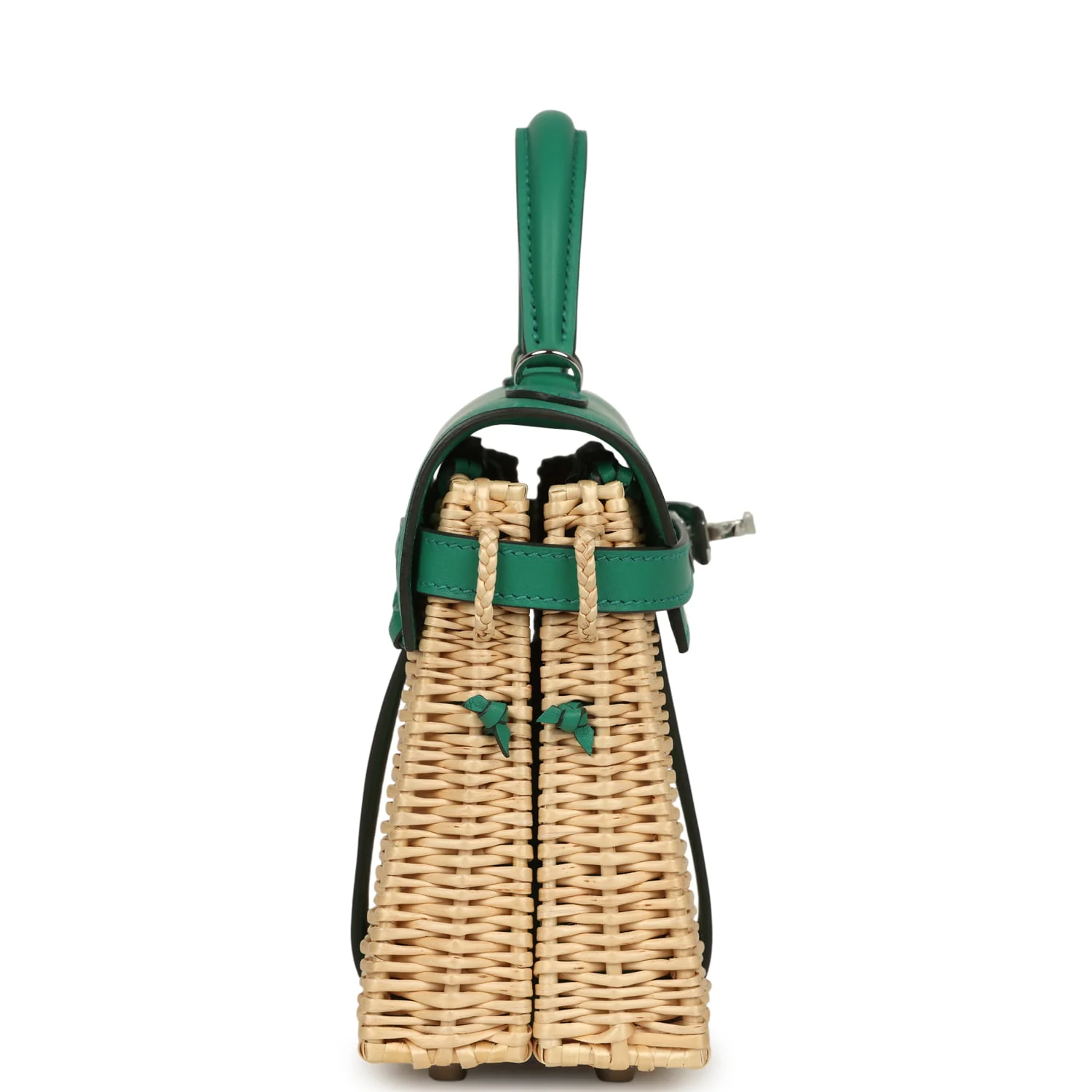 Hermes Mini Picnic Kelly 20 Vert Vertigo Swift Palladium Hardware
