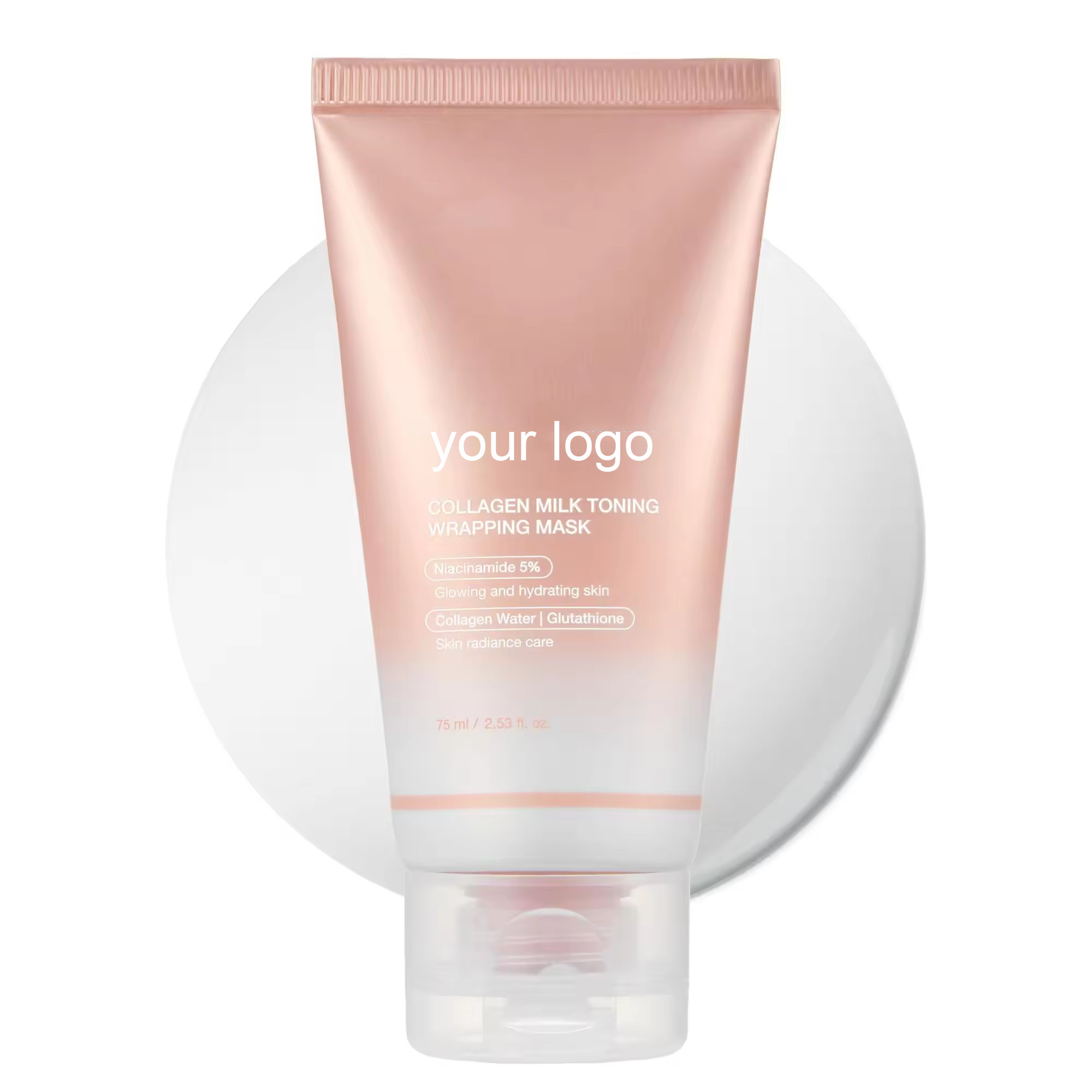 Wholesale Custom Korean Skincare Medicube Collagen Glow Milk-Tone Cream Radiant Day Wrap | Instant Glow Quick-Peel Mask
