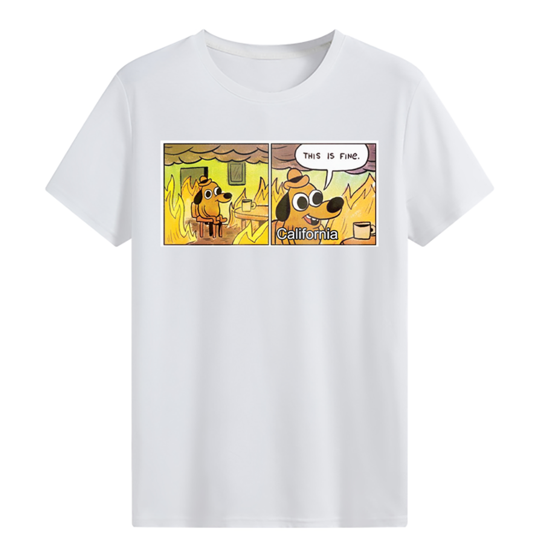 THIS IS FINE T-shirt