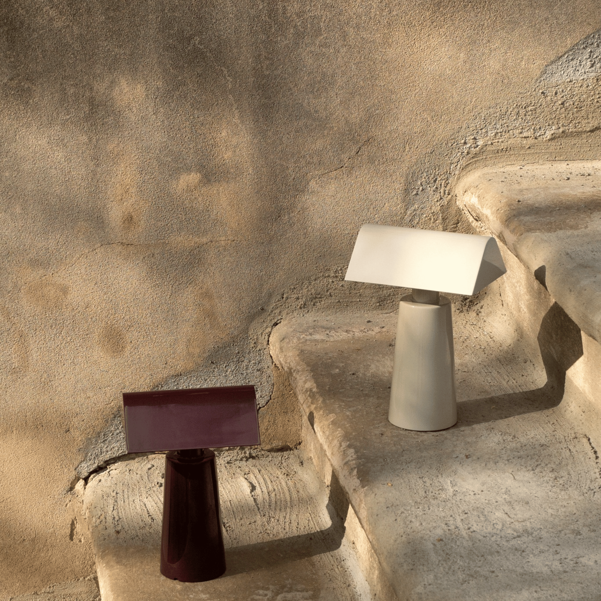 Pyramid Touch Lamp