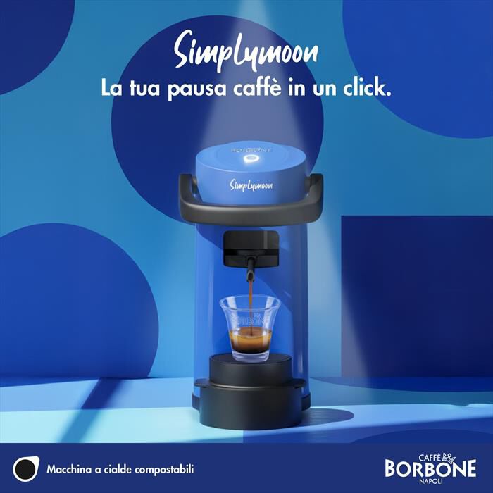 CAFFE BORBONE - Macchina da caffè SIMPLYMOONBLU-Blu