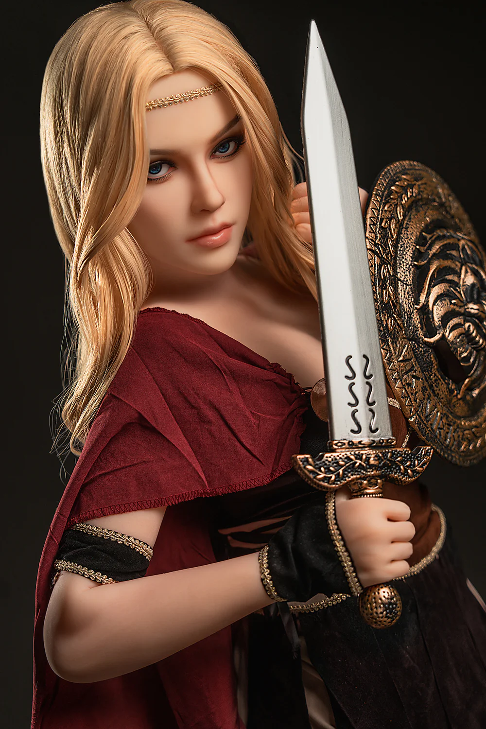 US Stock - YAMIEE Lux Unique Design  5ft38/ 164cm K35 TPE Full Size Realistic Blonde Female Sex Doll