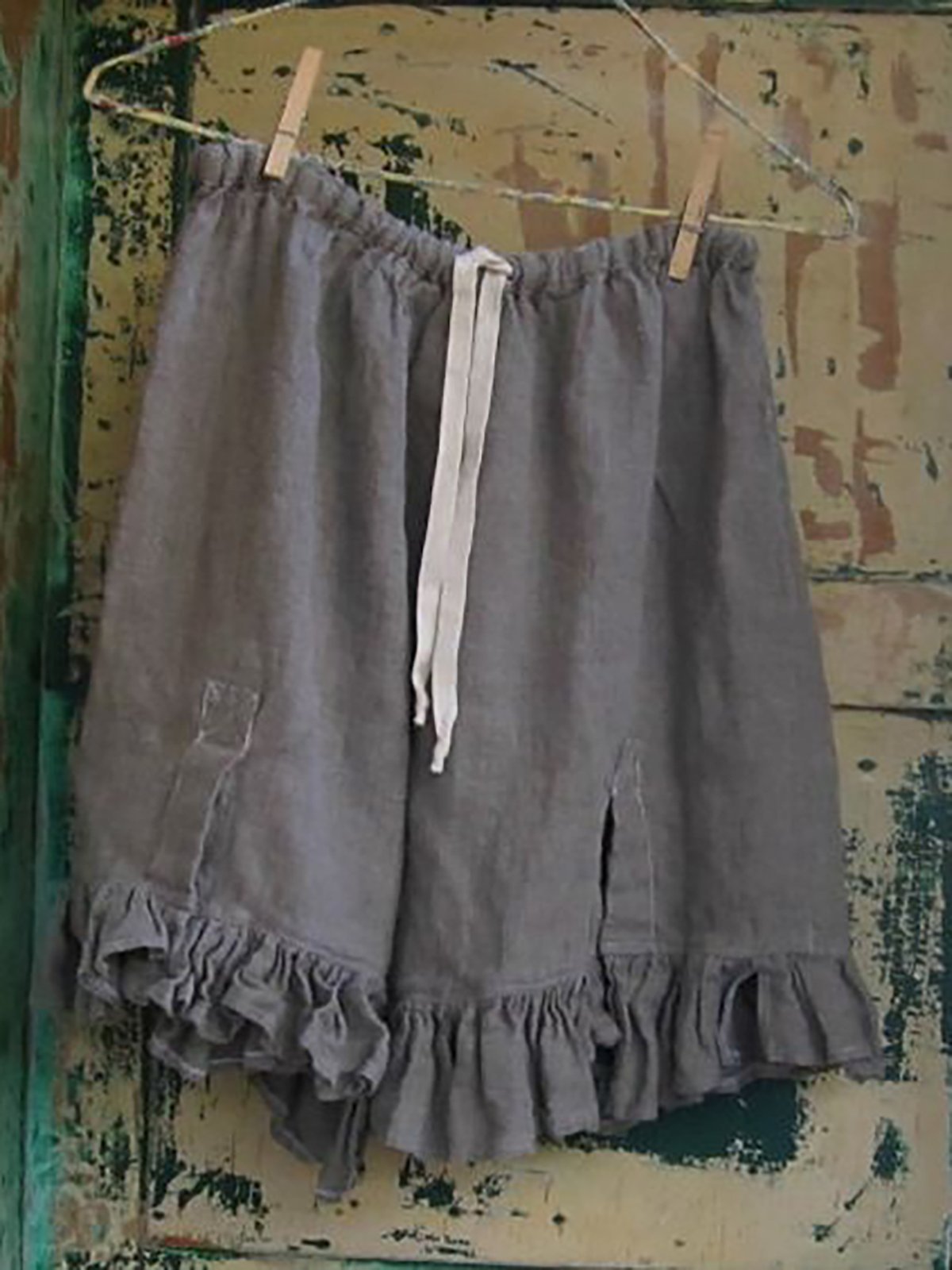 Women Folds Casual Pants