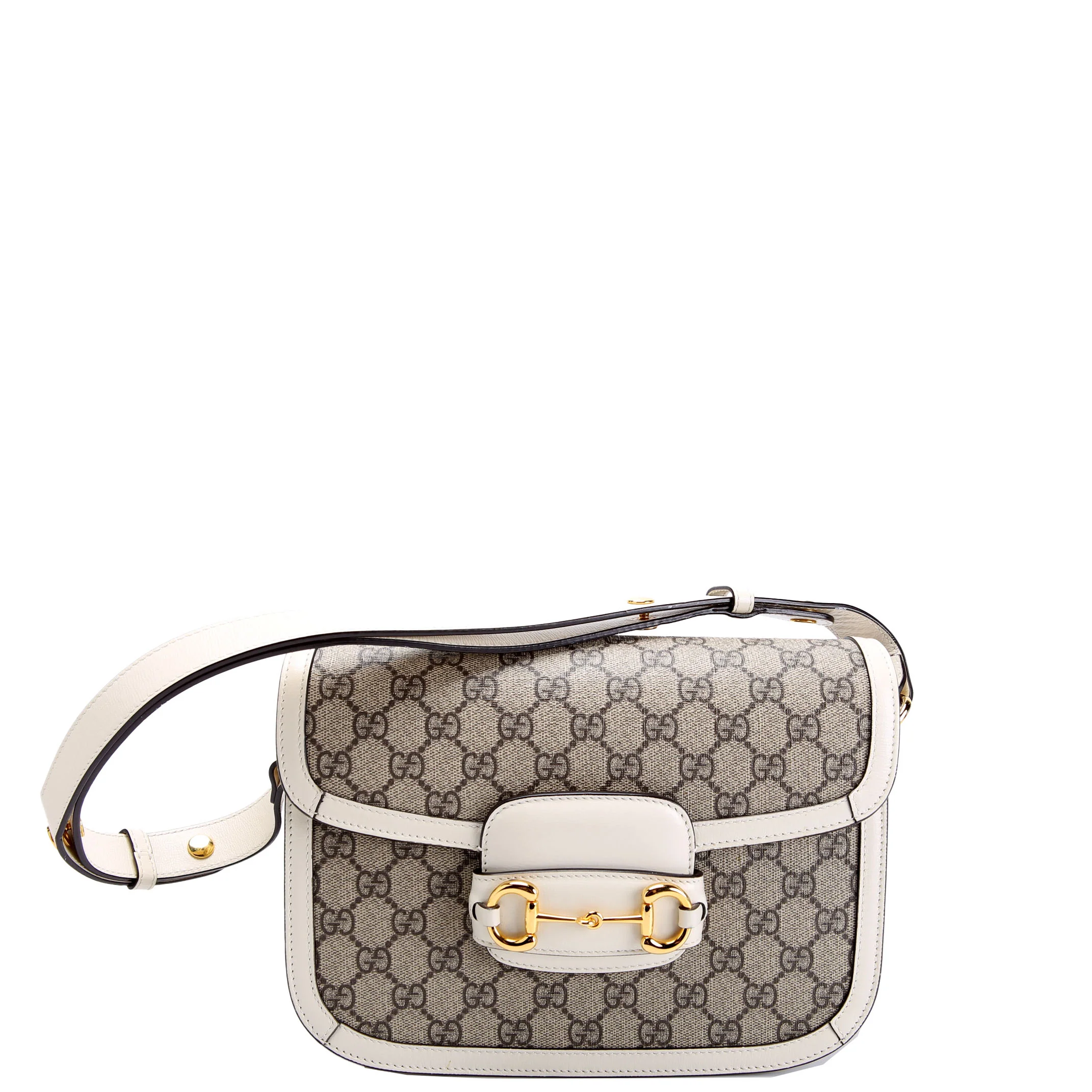 GUCCI 602204 Horsebit 1955 Leather Shoulder Bag