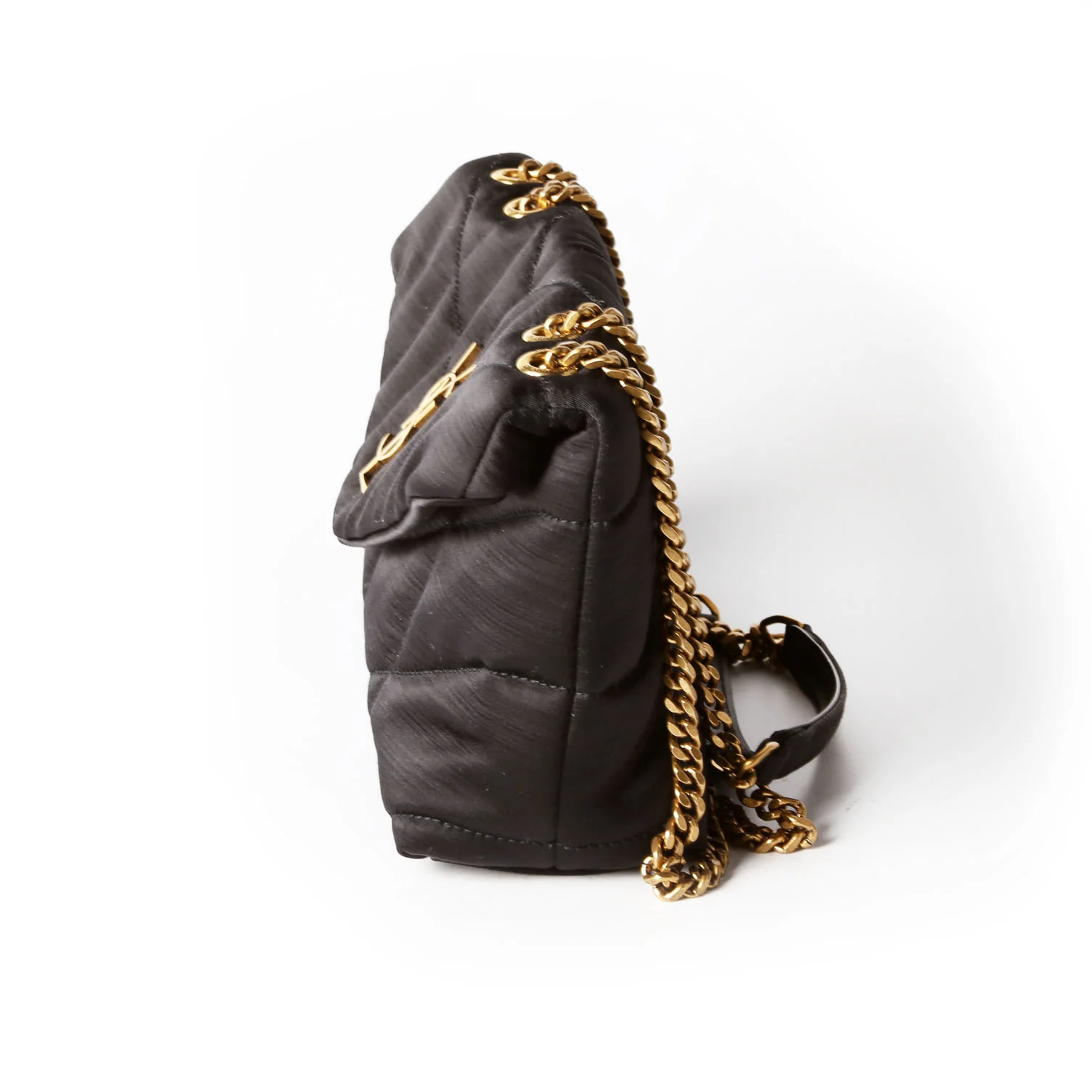 LouLou Toy Puffer Satin 747758 Black