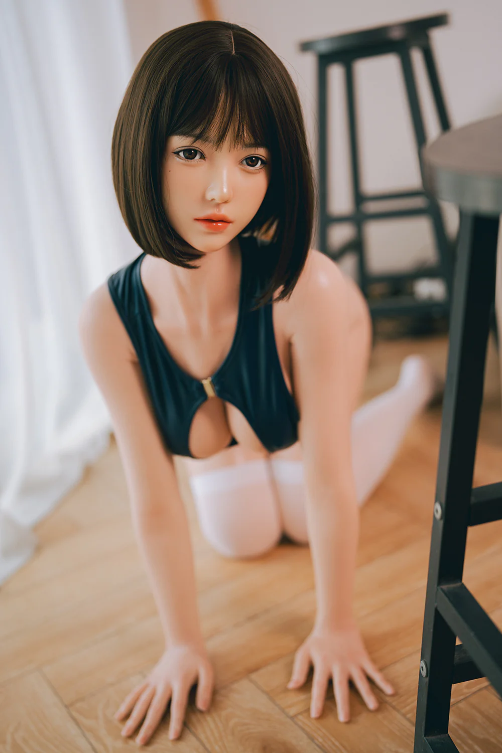 Winnie 5ft25 / 160cm #119 Head Full Silicone Big Boobs Sexy Asian Ault Sex Doll