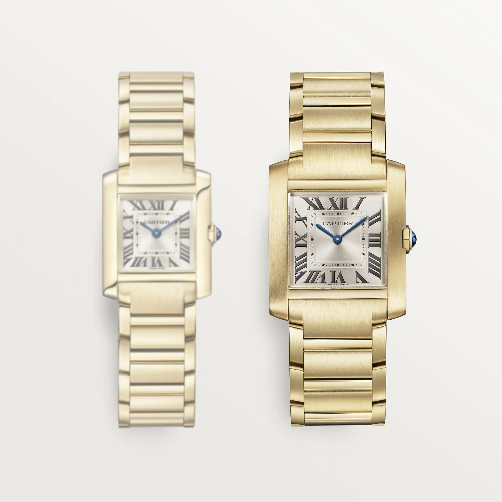 Cartier Tank Francaise Watch Medium Model Yellow Gold WGTA0113 - United Luxury