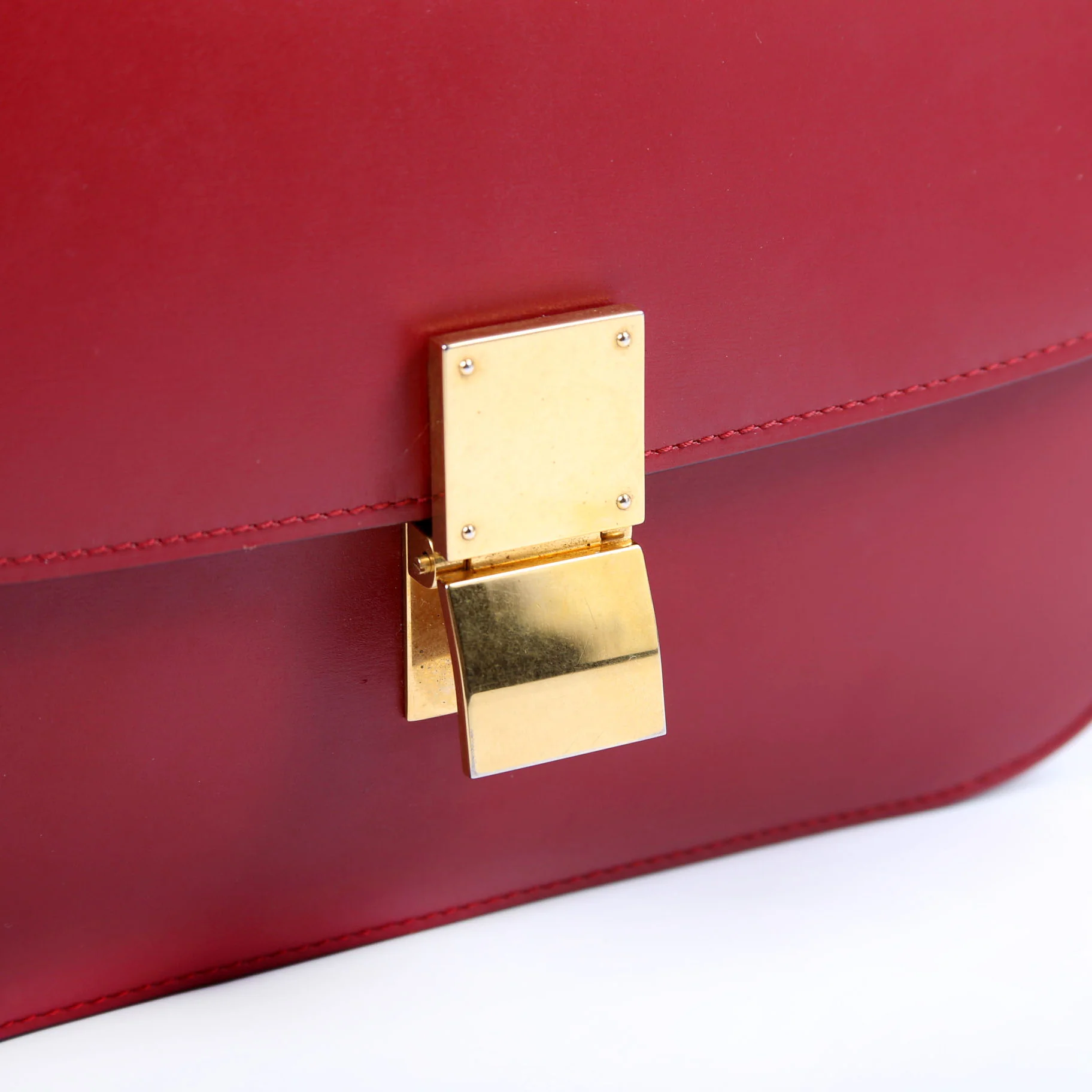 Classic Box Bag Medium Red