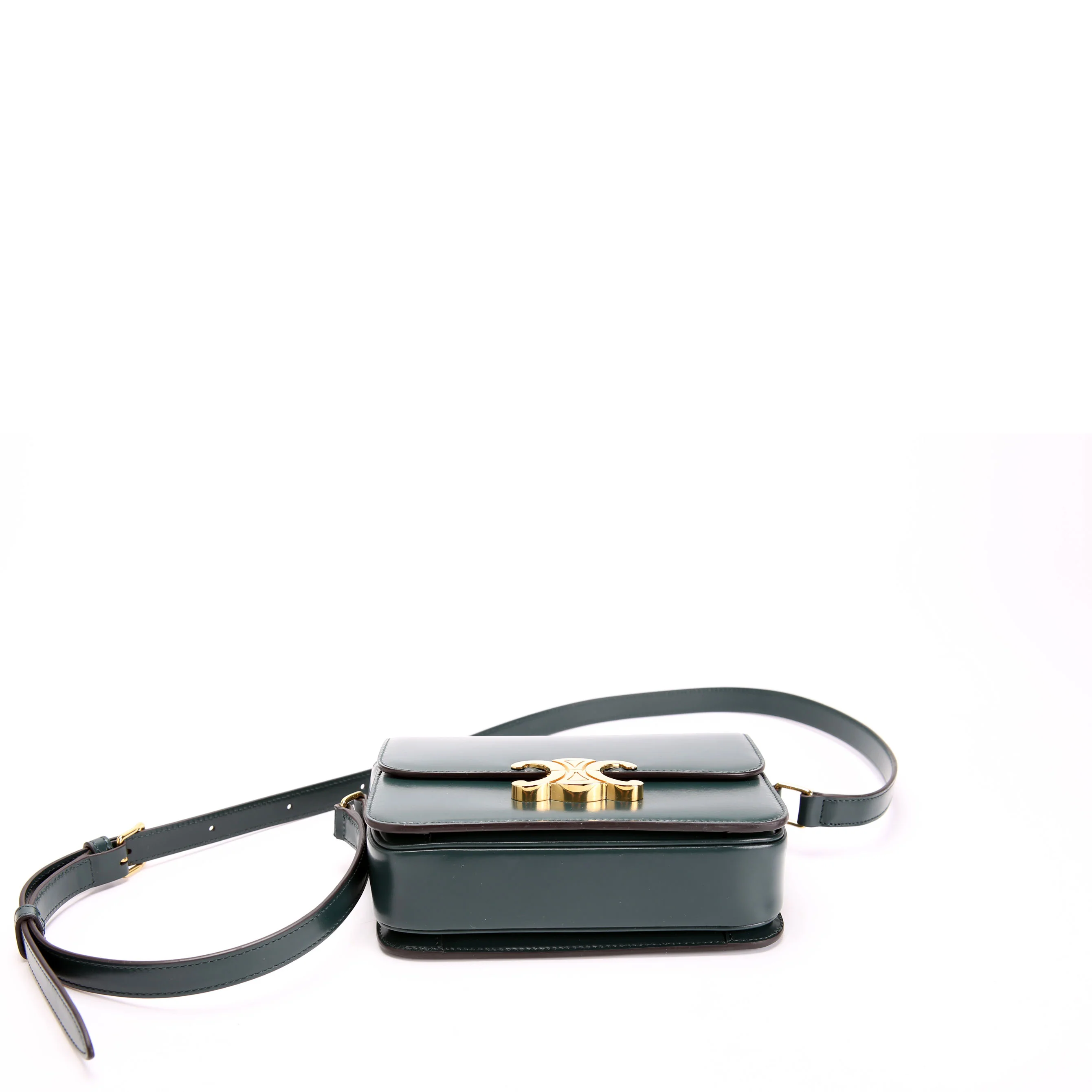 Teen Triomphe Bag Triomphe Calfskin Green