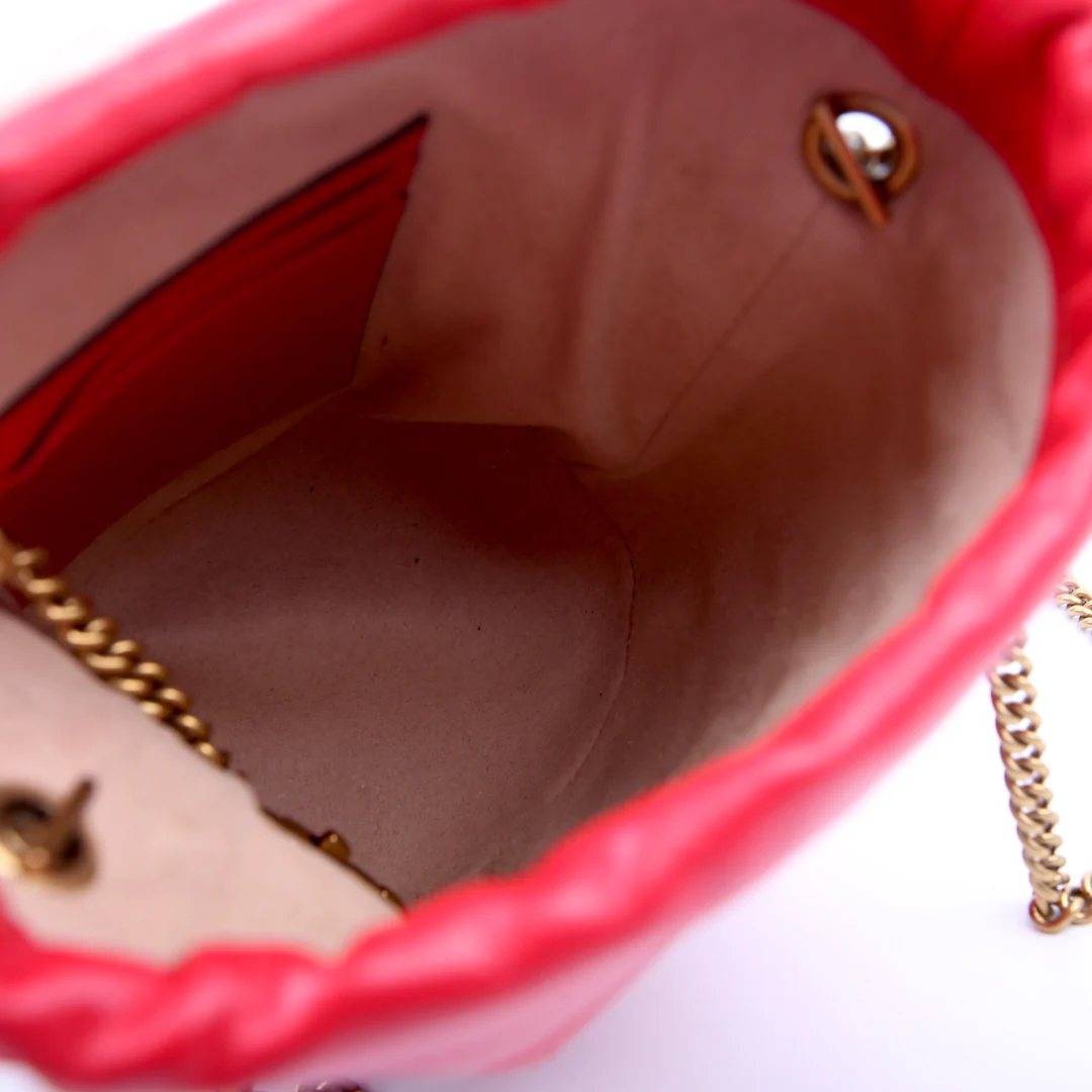 575163 Marmont Mini Bucket Red