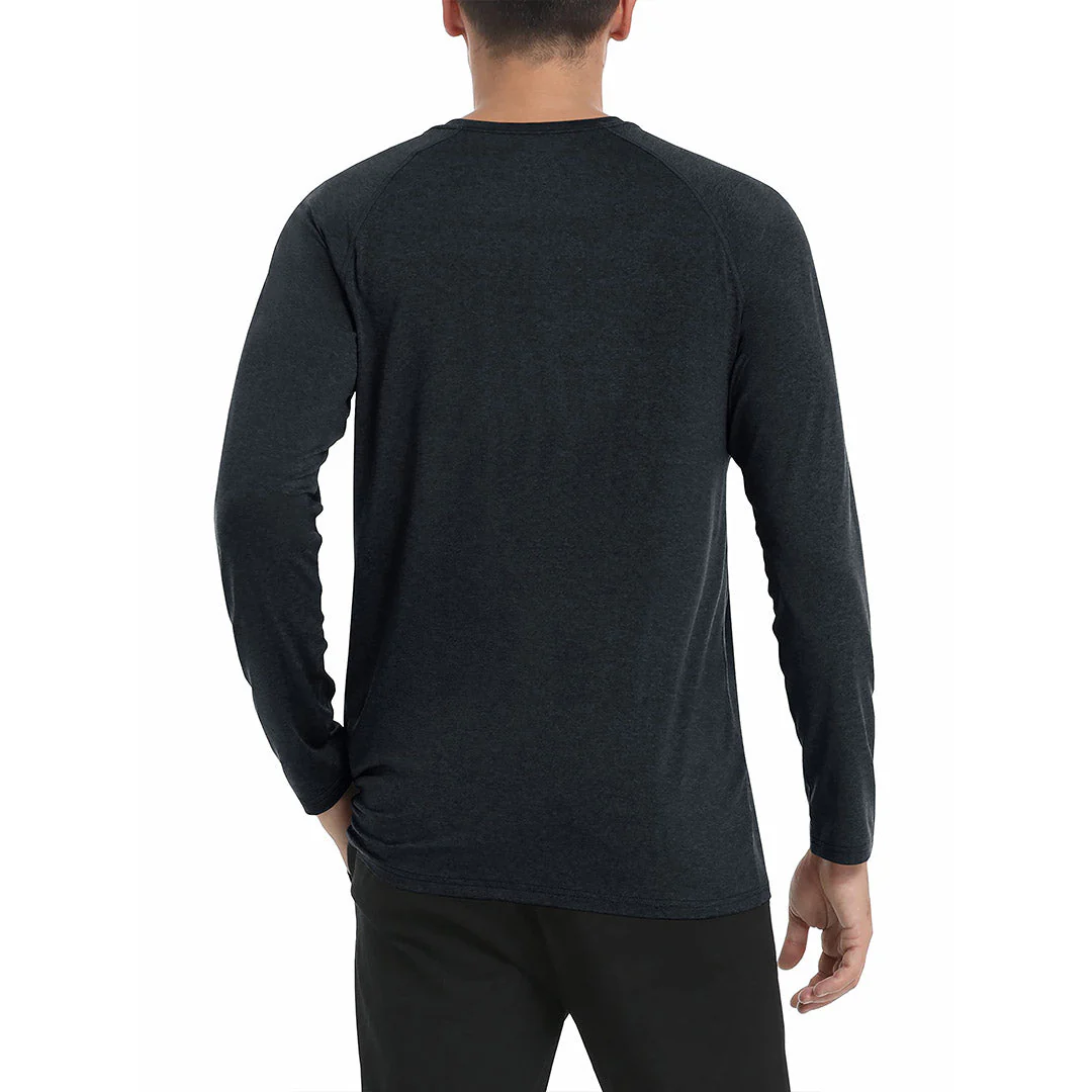 Men's UPF 50+ Fishing Swim Long Sleeve Shirts