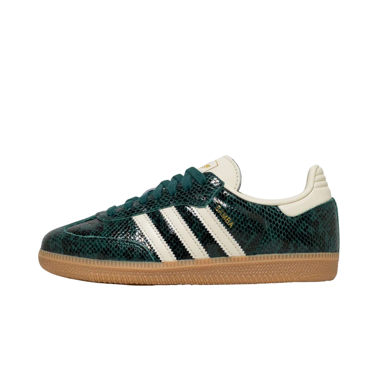 WMNS Adidas Samba OG (CREWHT/CREWHT/CGREEN)