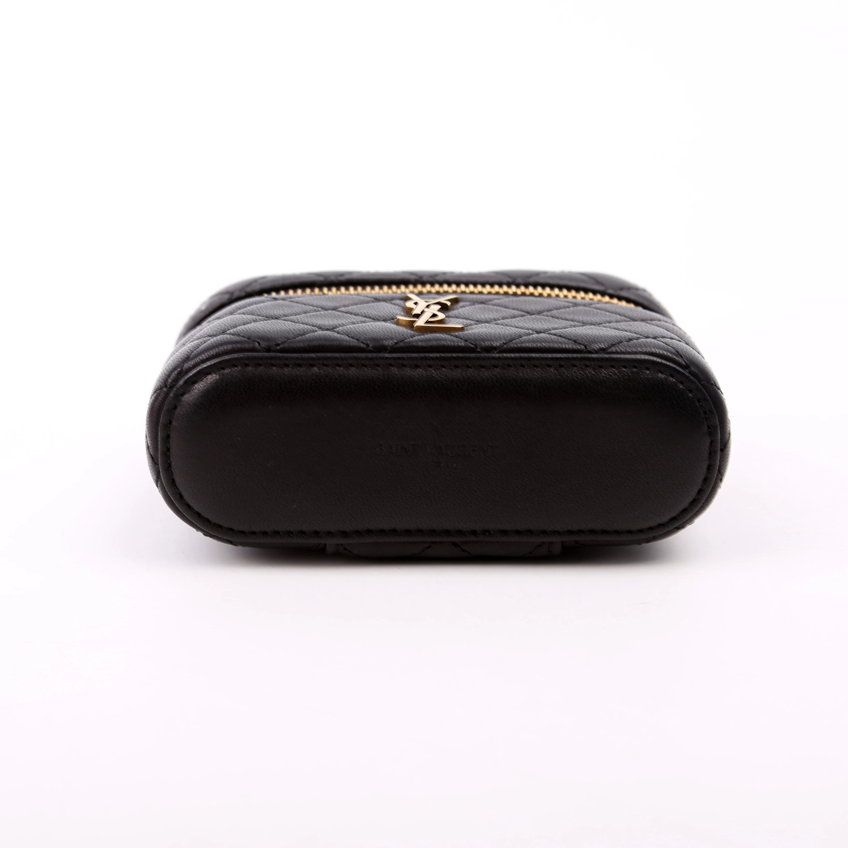 Micro Gaby Vanity Bag Quilted Lambskin Black