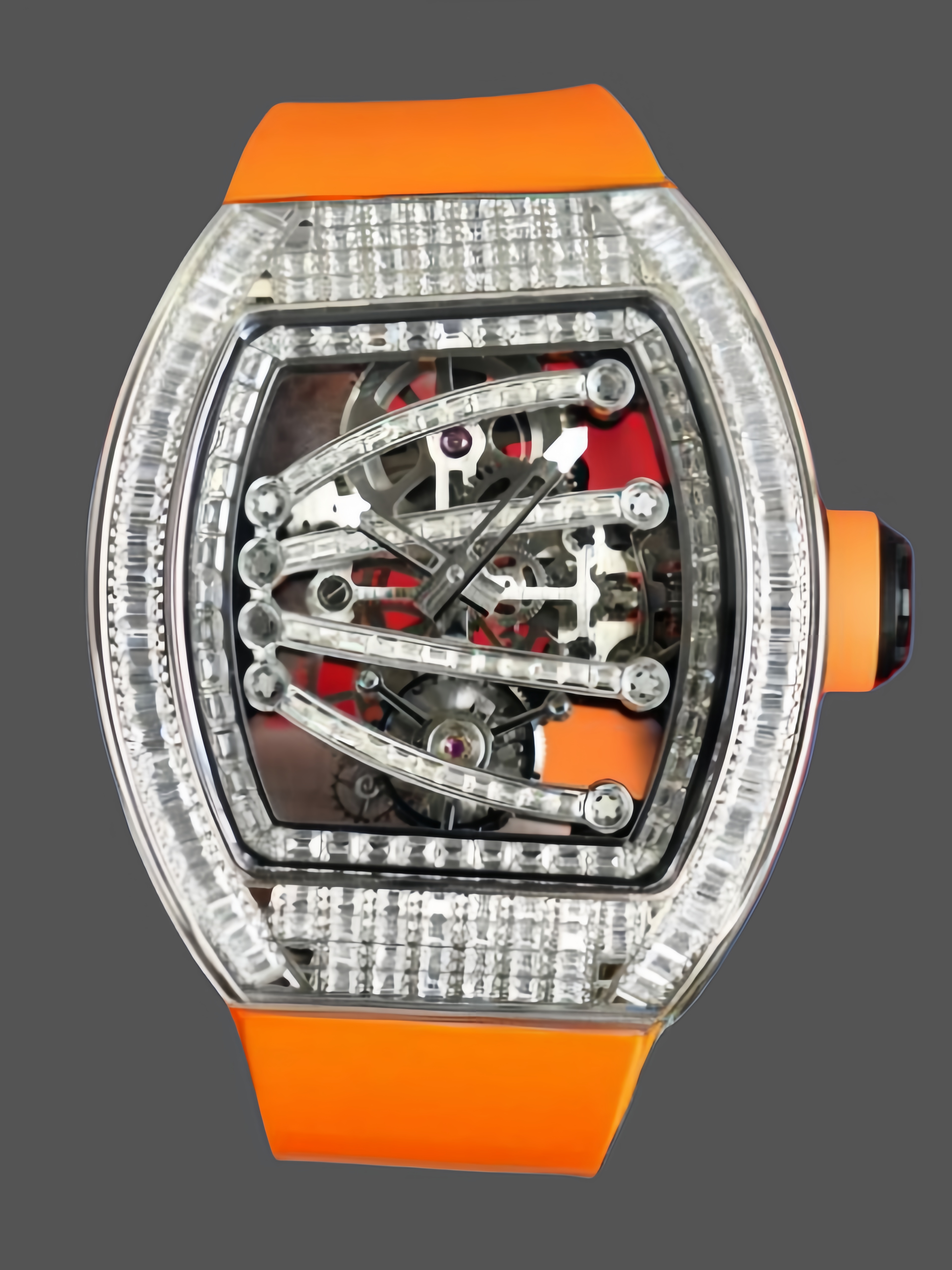 【7A Quality】Richard Mille RM 59-01 Tourbillon Diamond Mens Watch