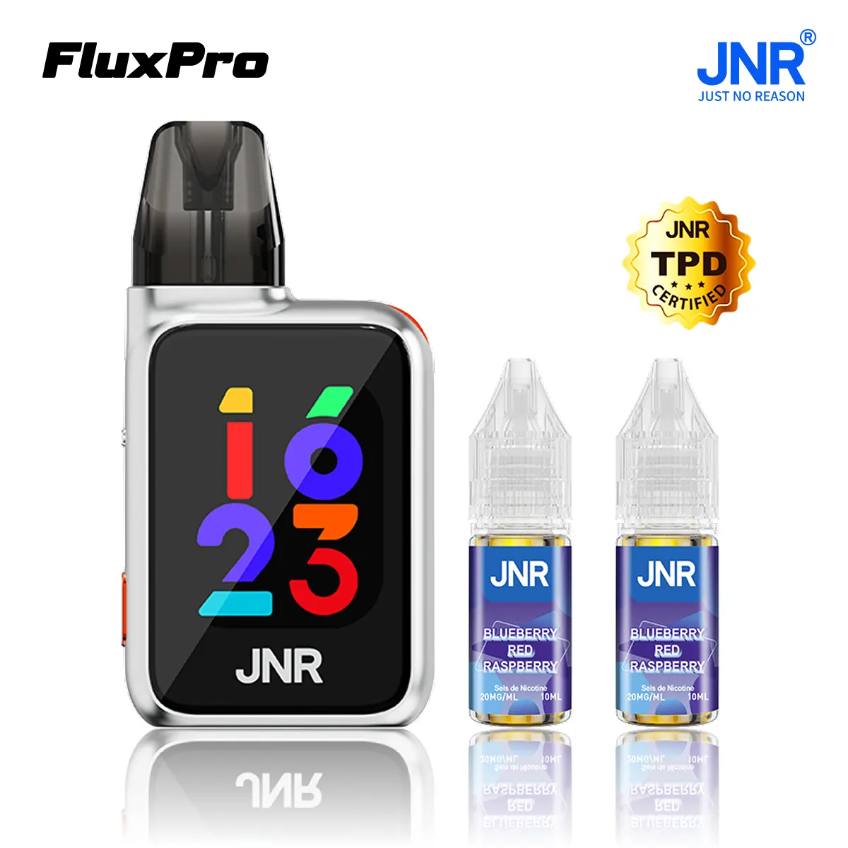 JNR Flux Pro 32000 Puffs - Kit Pod Intelligent et Remplissable - JNR VIP