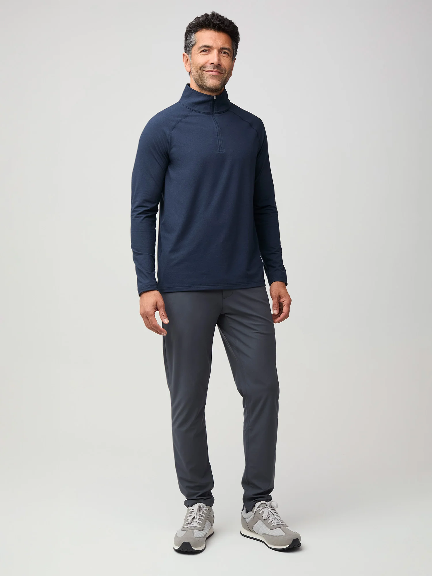 Navy Tech Quarter Zip