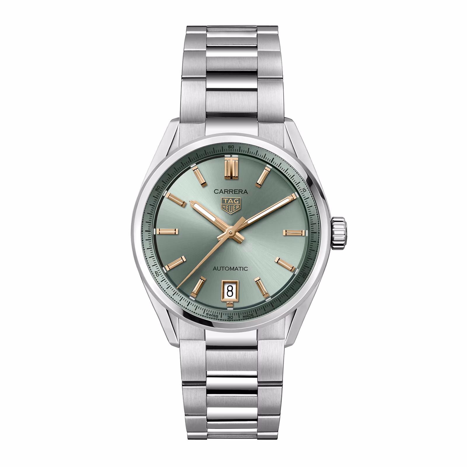 【7A Quality】TAG Heuer Carrera Date 36mm Unisex Watch Green WBN2312.BA0001