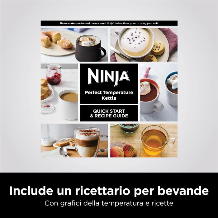 NINJA - Bollitore KT201EU PRECISION TEMP. ELECTRIC KETTLE-ACCIAIO