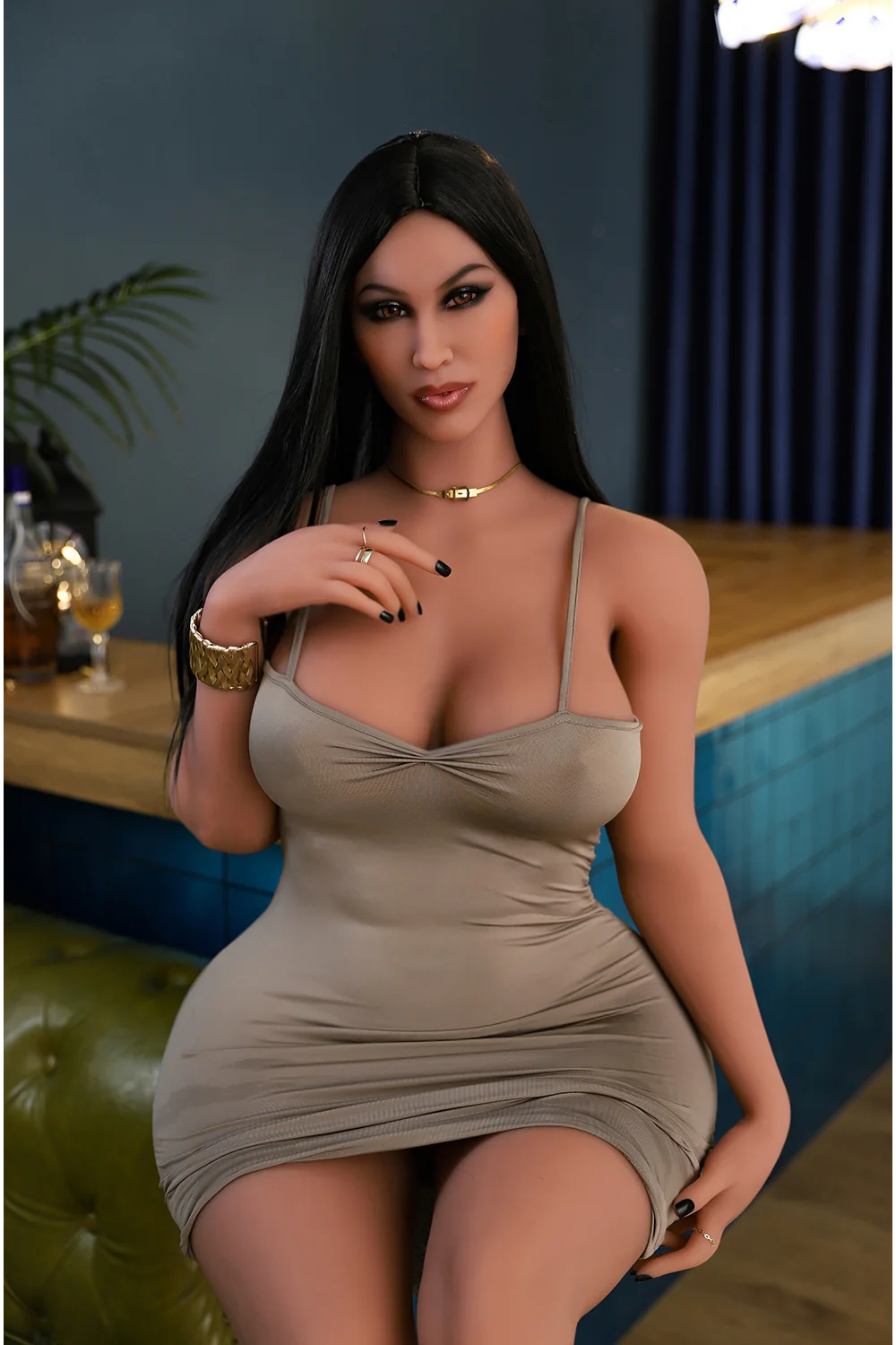 US Stock - 6YE Giada 5ft15 / 157cm #213 TPE Big Boobs And Big Ass Latina Realistic Fat Sex Doll With Thick Thigh