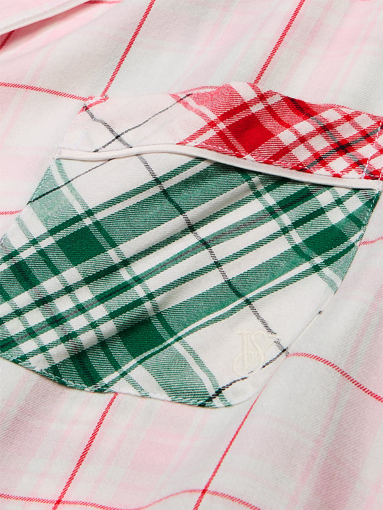 Victoria's Secret Flannel Long Pajama Set