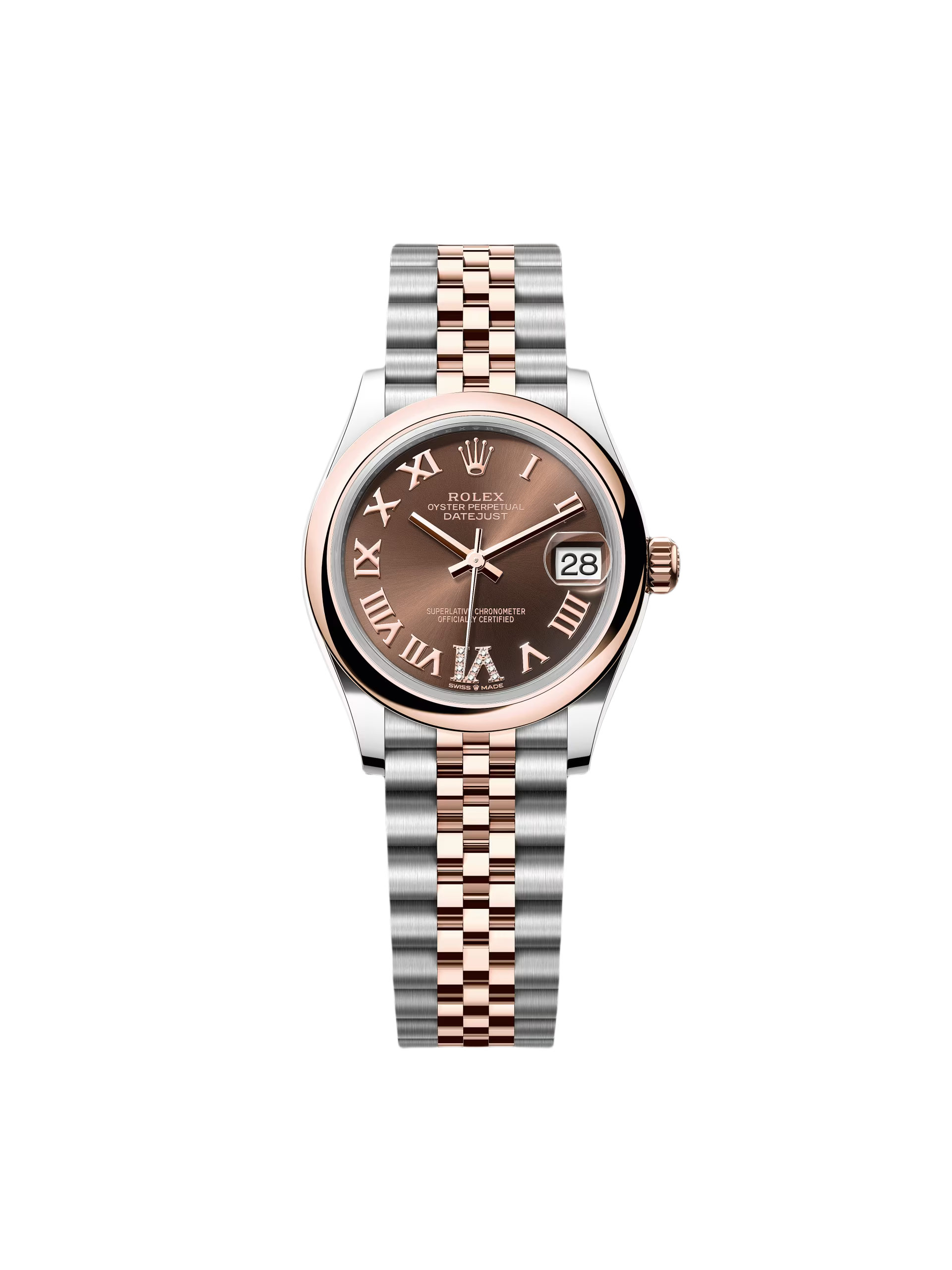 RLX Datejust m278241-0003/0004 Chocolate 31mm Dial Oyster Bracelet Watch