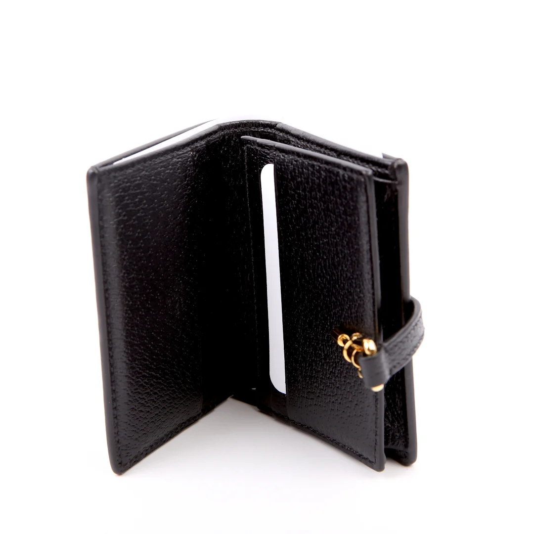 645536 GG Denim Jackie Card Case