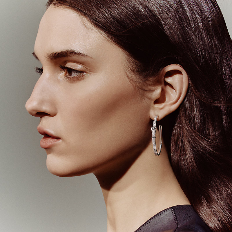 Etriviere dangle earrings, large model