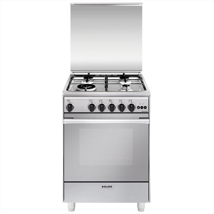 GLEM GAS - Cucina a gas U664VI Classe A-INOX