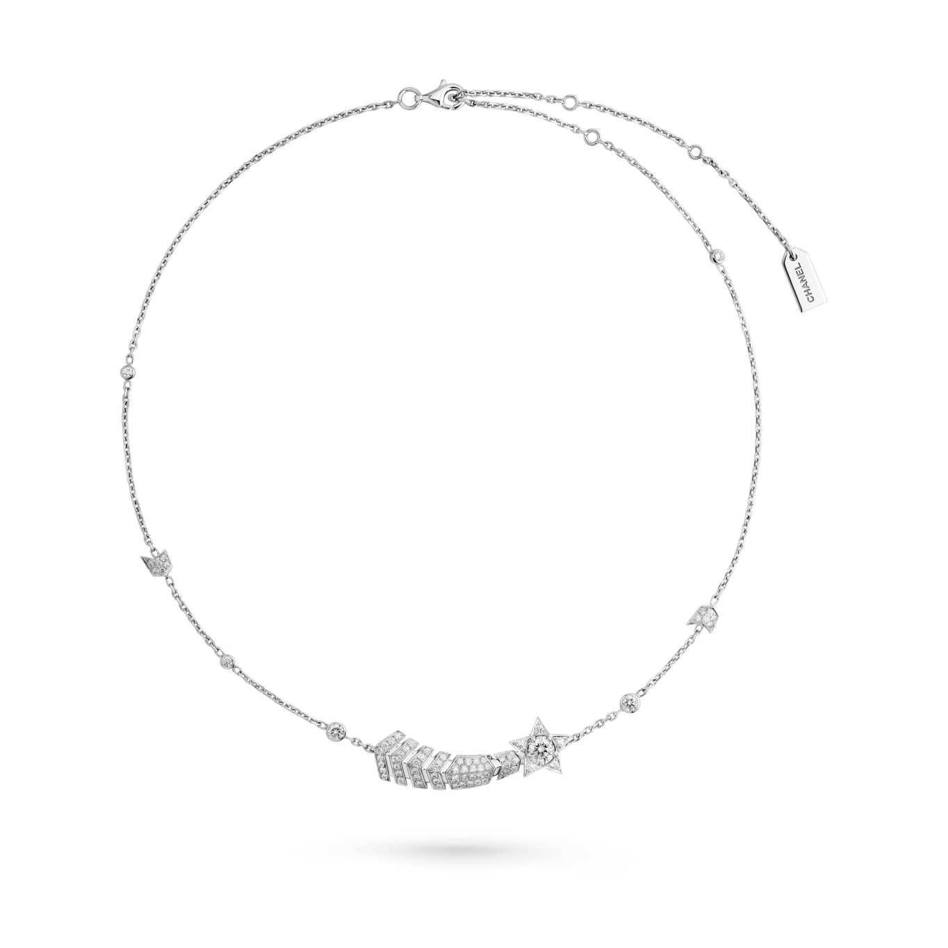 Comète Chevron transformable necklace